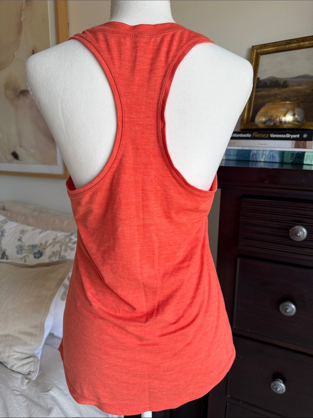 Vuori Racer Back Tank Top - Orange in size Medium - Picture 4 of 5